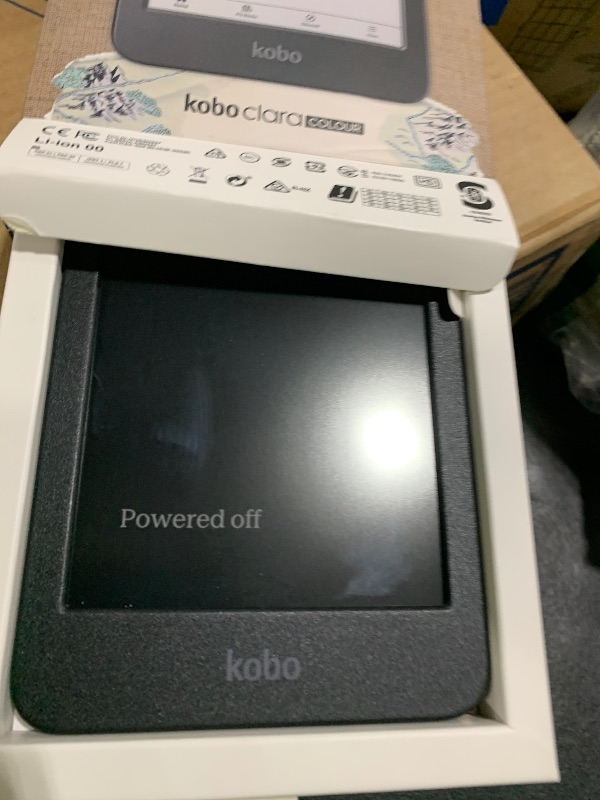 Photo 1 of Kobo Clara Colour | Colour eReader | 6” Glare-Free Colour E Ink Kaleido™ 3 Display | Dark Mode Option | Waterproof | Audiobooks | 16GB of Storage | Black