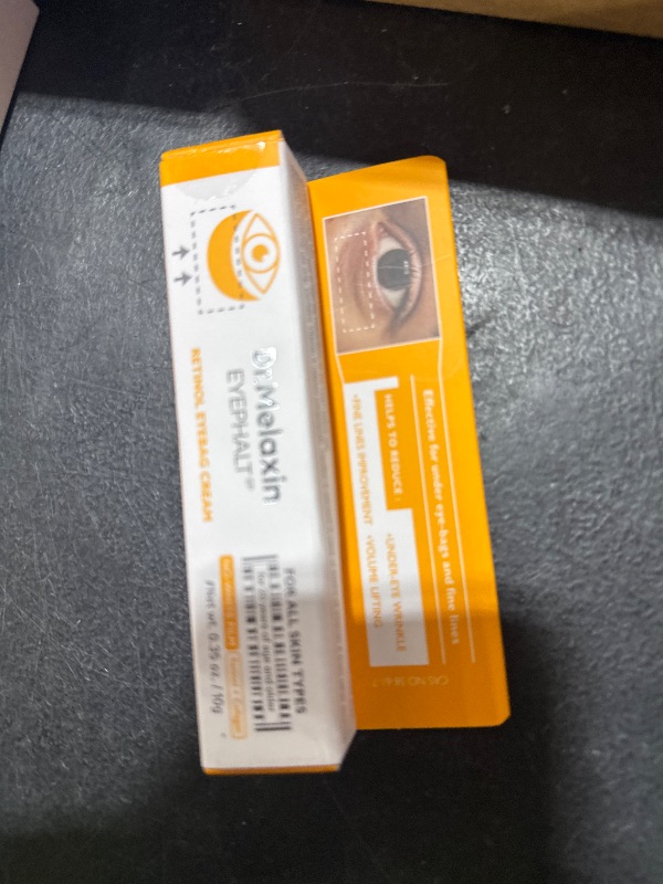 Photo 1 of Dr.Melaxin Retinol Eyebag Cream for Puffiness, Dark Circles & Fine Lines, Wrinkle, EGF Anti-Aging Under Eye Moisturizer with Niacinamide&Ceramide Makeup friendly korean skin care