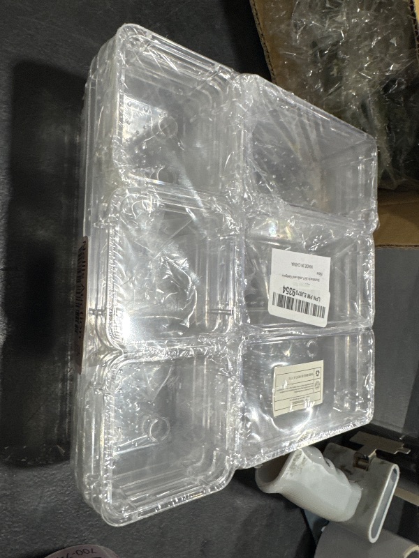 Photo 1 of clear storage containers 4 pcs
