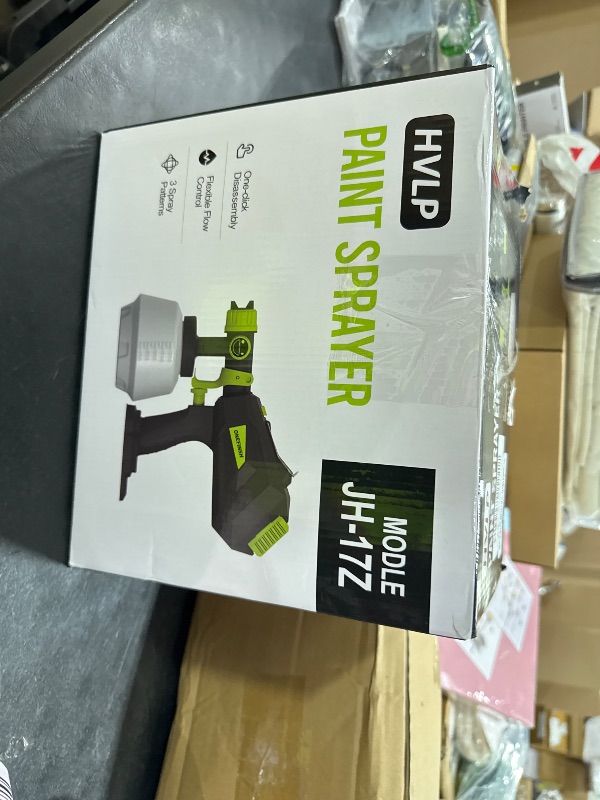 Photo 1 of ONEFINSH Cordless Paint Sprayer for Ryobi 18V Battery, Handheld HVLP Paint Gun with 3 Spray Patterns & 4 Nozzles, Ideal for DIY Projects, House Painting, Furniture & More (No Battery Included)