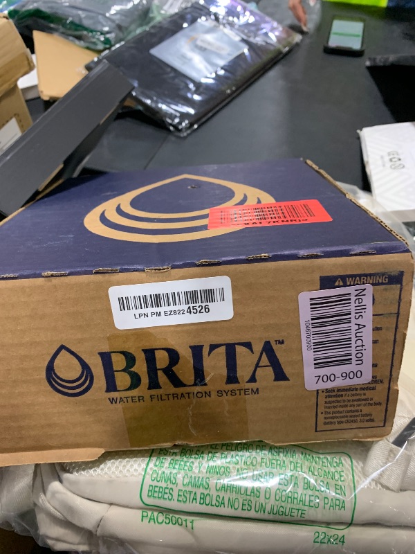 Photo 1 of Brita Water Filter Pitcher for Tap and Drinking Water with 1 Standard Filter, Lasts 2 Months, 6-Cup Capacity, BPA Free, White