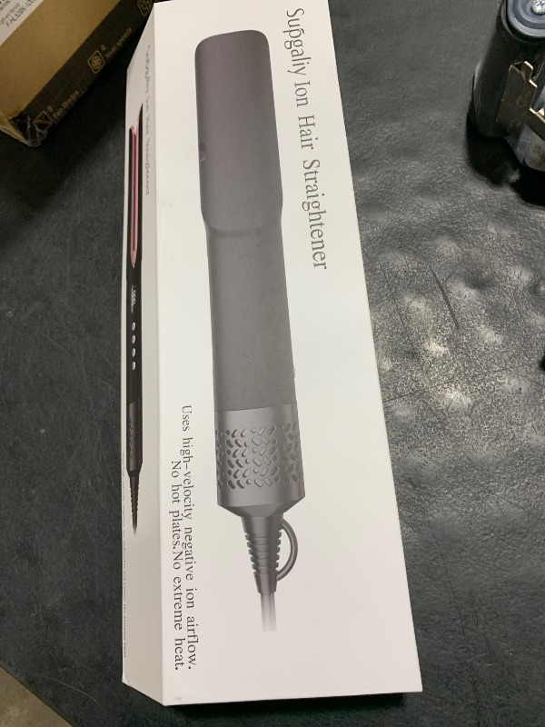 Photo 1 of Hair Straightener - 2 in 1 Wet to Dry Hair Dryer and Straightener with High-Speed Airflow + Rapid Heat-Up + Customizable Temperature + LCD Display & Auto Shut-Off + No Heat Damage for All Hair Types
