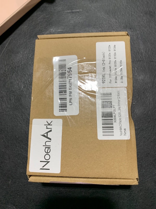 Photo 1 of NoahArk 2 Packs 923XL 923 (with Chip) Compatible Ink Cartridges Replacement for HP 923 923XL High Yeild for OfficeJet Pro 8135e 8130e 8139e 8138e 8122e 8120e 8124e 8125e 8132e 8134e Printer (2 Black)