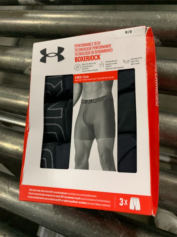 Photo 1 of Under Armour Men's Multi-Pack Standard Tech Boxer Brief, 6" Inseam, All-Day Comfort & Ultra-Soft