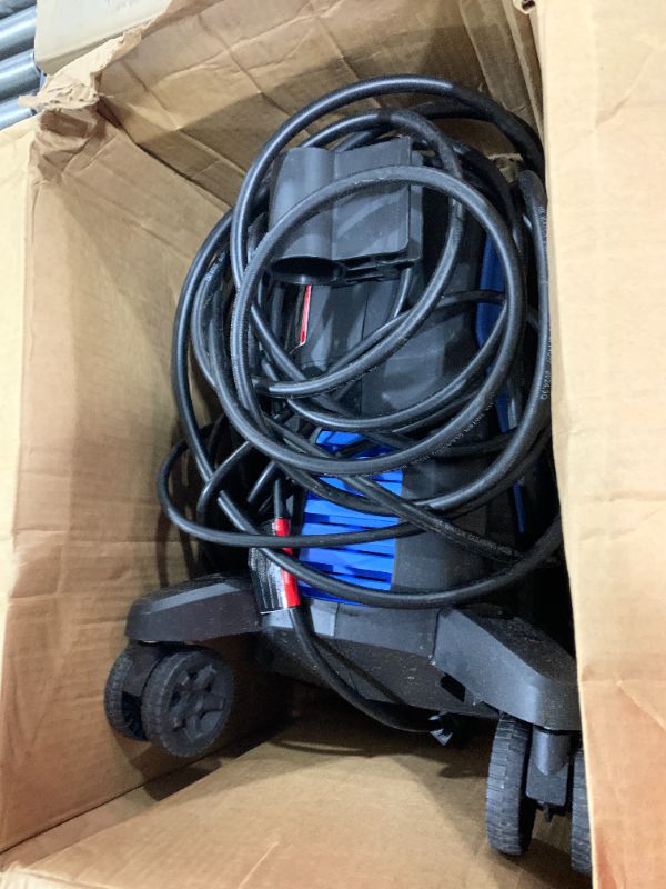 Photo 1 of Electric Pressure Washer, 4200PSI 2.8GPM, Foam Cannon, 4 Nozzle Tips, 20 FT Hose, 35FT Power Cord, Strong Power Washer with Anti-Tipping Technology for Cars, Garden, Fences, Patios, Driveways