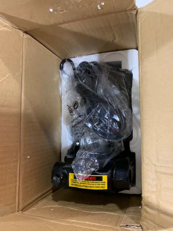 Photo 1 of EXTRAUP 115Volt 1/2HP 1500 GPH Heavy Duty High Pressure Cast Iron Casing Water Transfer Utility Pump With Brass Connectors and Suction Strainer