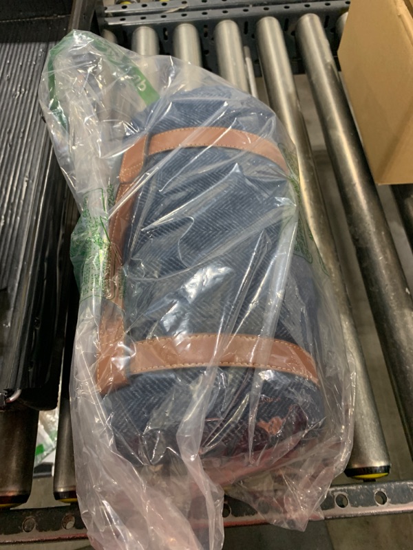 Photo 1 of Waterproof Picnic Blankets- Extra Large Outdoor Blanket Foldable, Beach Blanket with PU Handles, Sandproof Picnic Mat for Hiking, Camping, Lawn, Park, Grass. Blue