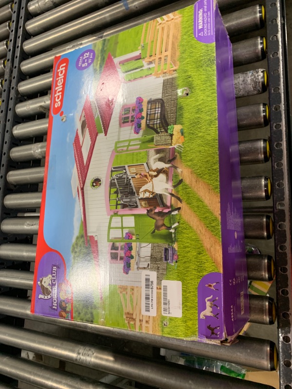 Photo 1 of Schleich Horse Club - 97PC Riding Center Horse Toy Playset with Rider, 2 Horses, Barn and Farm Figurine Accessories for Girls and Boys - Interactive Play Figures - Realistic Kids Toys Ages 5+ - 42344