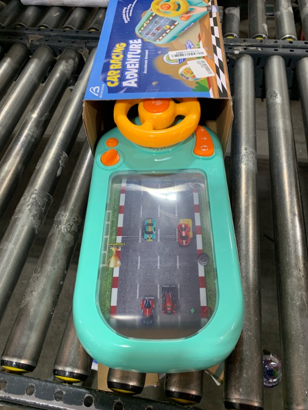 Photo 1 of Beacron Musical Steering Wheel Toys for Boys 4-6: Toddler Simulated Driving Racing Car Game with Sound Ages 3+ Year Old, Interactive Educational Learning Race Truck for Kids Girls Xmas Birthday Gifts