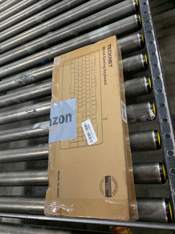 Photo 1 of TECKNET Gaming Keyboard, USB Wired Computer Keyboard, 15-Zone RGB Illumination, IP32 Water Resistance, 25 Anti-ghosting Keys, All-Metal Panel (Whisper Quiet Gaming Switch)