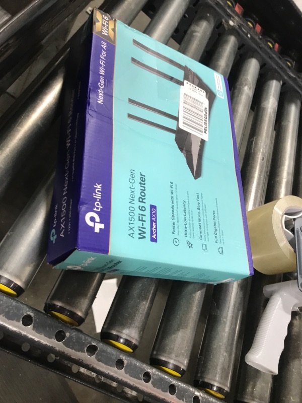 Photo 1 of TP-Link Smart WiFi 6 Router (Archer AX10) – 4 Gigabit LAN Ports, Dual Band 802.11AX Router, Beamforming, OFDMA, MU-MIMO, Parental Controls, Dual-Core 900MHz Processor, Works with Alexa