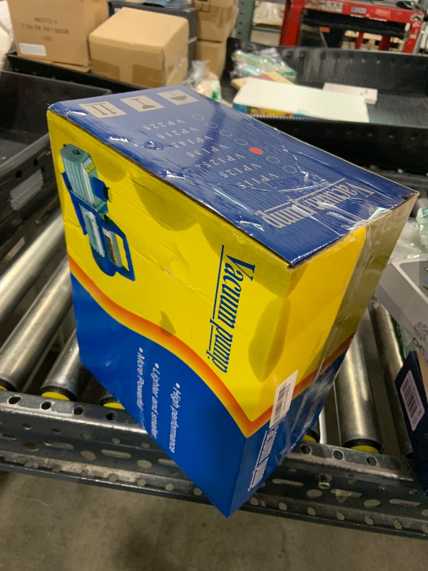 Photo 1 of ZENY 3.5CFM Single-Stage 5 Pa Rotary Vane Economy Vacuum Pump 3 CFM 1/4HP Air Conditioner Refrigerant HVAC Air Tool R410a 1/4" Flare Inlet Port, Blue