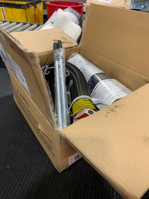 Photo 1 of Pair of 2" Garage Door Torsion Springs Set with Non-Slip Winding Bars & Gloves, Precision Electrophoresis Black Coated Without Oil, for Replacement & Installation, MIN 16,000 Cycles(0.207x2''x20'')