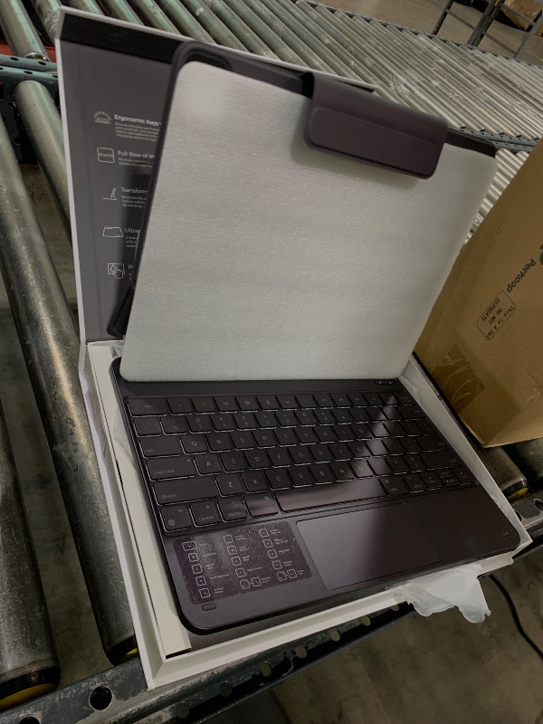 Photo 1 of typecase Keyboard Case for iPad Air 13(M3 2025 / M2 2024) and iPad Pro 12.9 (6th, 5th, 4th, 3rd Gen),Magic Keyboard for iPad Pro 12.9,Multi-Touch Trackpad, 11 Colors Backlight,Midnight Amethyst