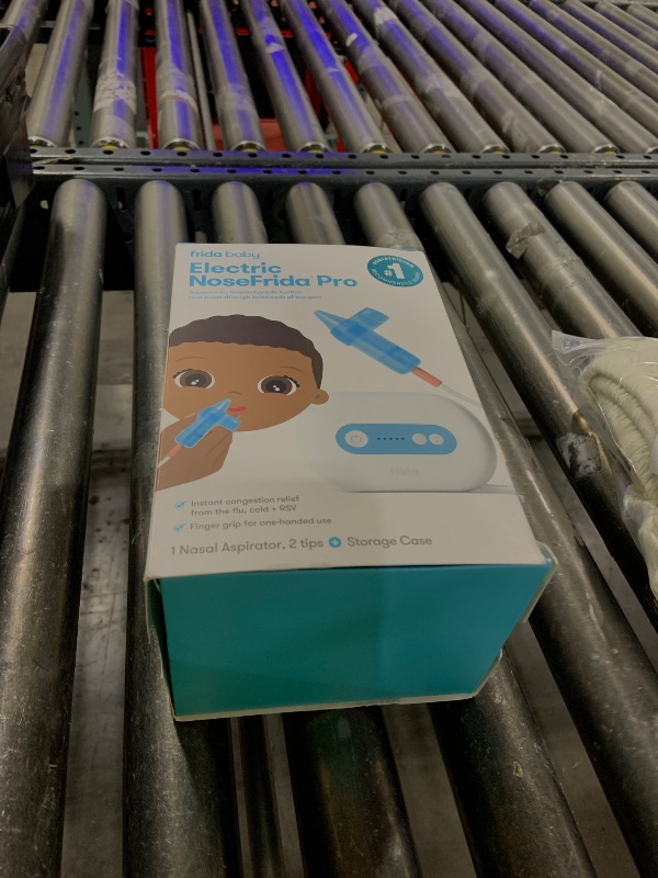 Photo 1 of Frida Baby Electric NoseFrida Pro Nasal Aspirator for Baby, Hospital Grade Suction, Nose Sucker for Baby & Toddler, Nasal Aspirator for Congestion Relief, 5 Suction Levels, 2 Tips, Cordless with Case