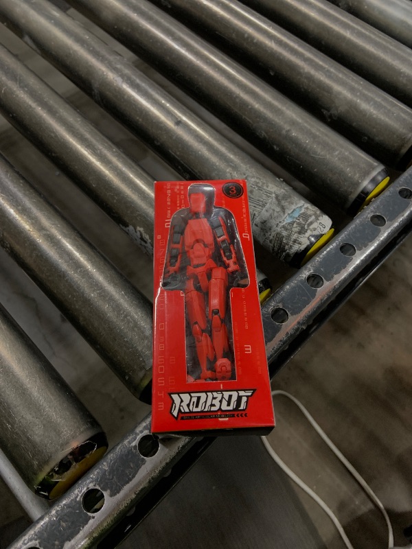 Photo 1 of Already Assembled T13 Action Figure with Holder, Titan 13 Action Figure, Lucky 13 Joints Movable Action Figures, Dummy 13, Nova 13 Robot 13 Action Figure Kids (RED)