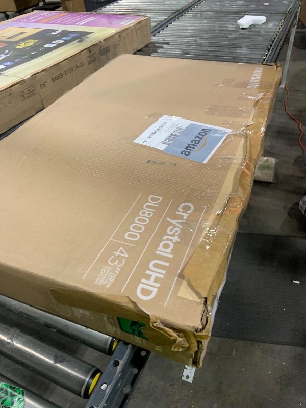 Photo 1 of Samsung 43-Inch Class 4K Crystal UHD DU8000 Series HDR Smart TV w/Object Tracking Sound Lite, Motion Xcelerator 120Hz, Ultra Slim Design, Gaming Hub, Alexa Built-in (UN43DU8000, 2024 Model)