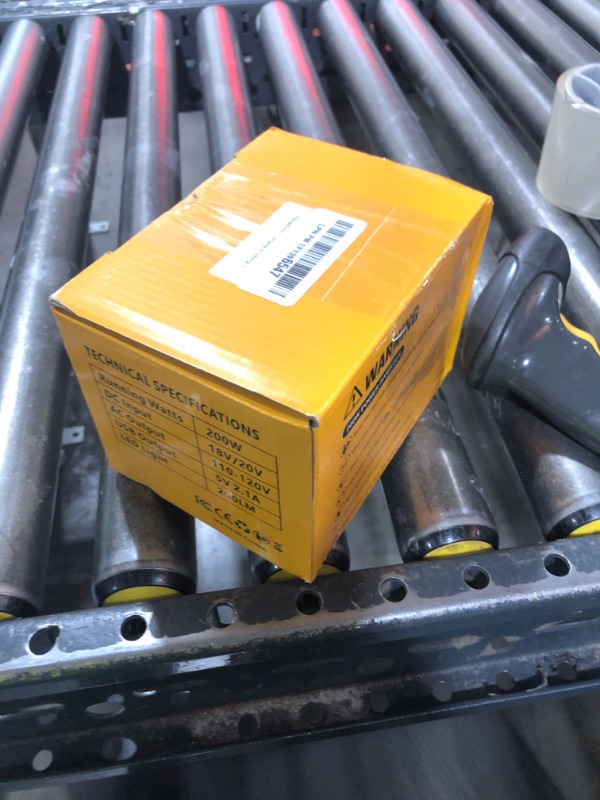 Photo 1 of 200W Portable Power Inverter for Dewalt/Milwaukee 18V,Ecarke Outdoor Generato Battery Converter with 2 USB&LED&AC Battery Powered Outlet (2PC for DeWalt 20V)