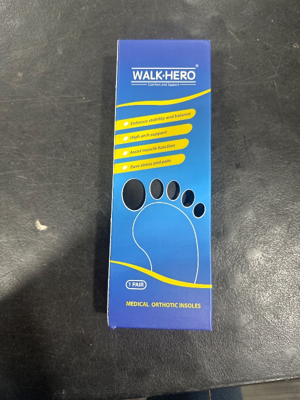 Photo 1 of Plantar Fasciitis Feet Insoles Arch Supports Orthotics Inserts Relieve Flat Feet, High Arch (Mens 6-6 1/2 | Womens 8-8 1/2)