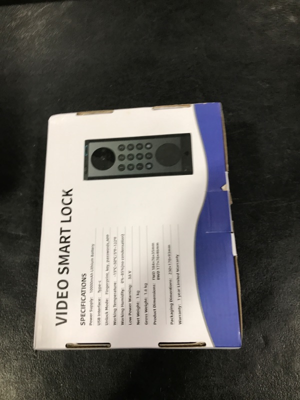 Photo 1 of Dhiedas WiFi Door Lock with Camera, Deadbolt Smart Lock with Video Doorbell, Keyless Entry Door Lock with Fingerprint Keypad Code, Electronic Digital Biometric WiFi Smart Lock for Front Door