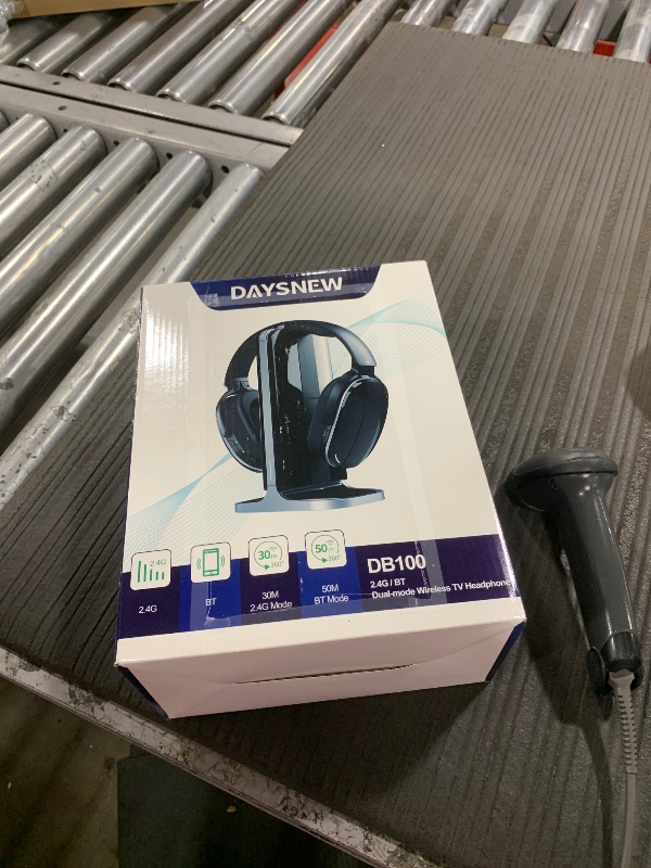 Photo 1 of Daysnew Wireless Headphones for TV Watching with Charging Dock & RF Transmitter, Senior-Friendly Over Ear TV Headset, Compatible with All Televisions