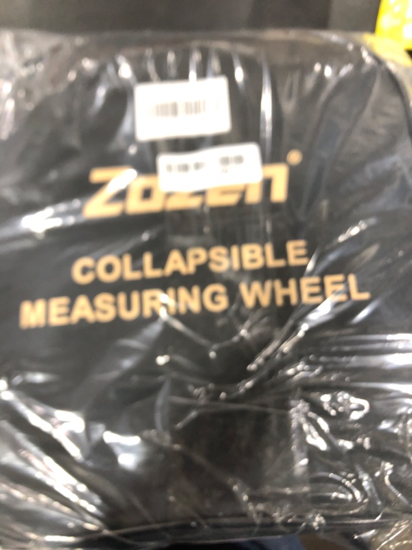 Photo 1 of Zozen Distance Measuring Wheel with 20pcMarking Flags, Measure Wheel in Feet and Inches, Collapsible/Mechanical/One Key to Reset/Kickstand to Keep Stand/Starting Point Arrow and Carrying Bag.