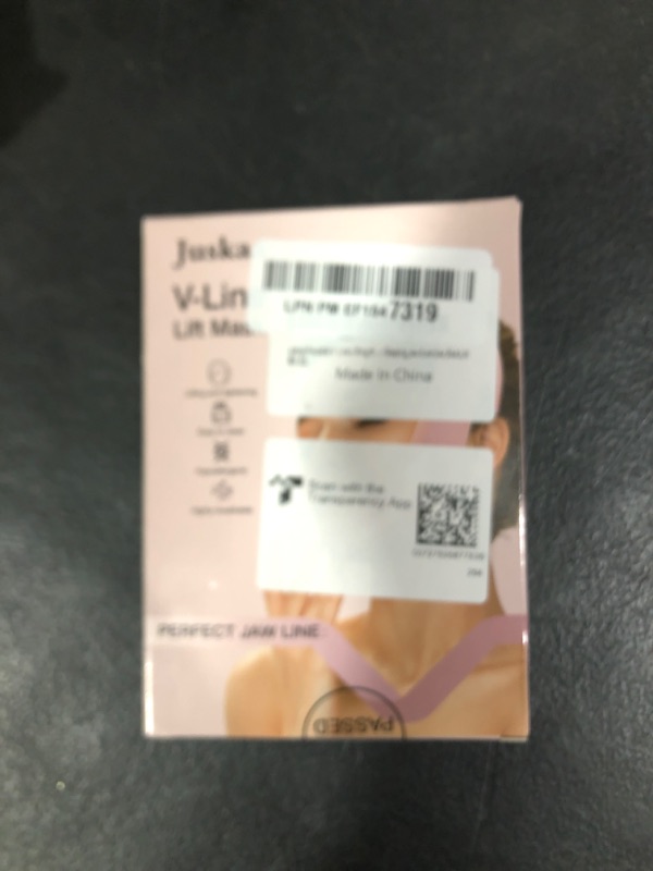 Photo 1 of Juskaa Reusable V Line Lifting Mask with Chin Strap for Sleeping,Face Lift Prevent Sagging, Jaw Exerciser,Black,M