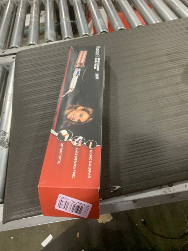 Photo 1 of Hoson 2 Inch Curling Iron Large Barrel, Long Barrel Curling Wand Dual Voltage, Ceramic Tourmaline Coating with LCD Display, Glove Include