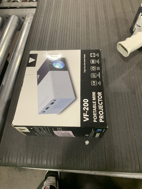 Photo 1 of Mini Projector, iTJQ Portable Projector 1080P Supported for Indoor Outdoor Movies, Phone Projector Compatible with iOS/ Android, Laptop, TV Stick/ PS5, USB/HDMI/Type-C