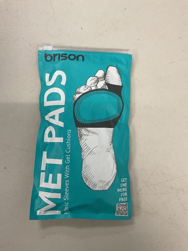 Photo 1 of Brison Metatarsal Pads for Women and Men Ball of Foot Cushion - Gel Sleeves Cushions Pad - Fabric Soft Socks for Supports Feet Pain Relief - 2 Pairs (Black, Small)