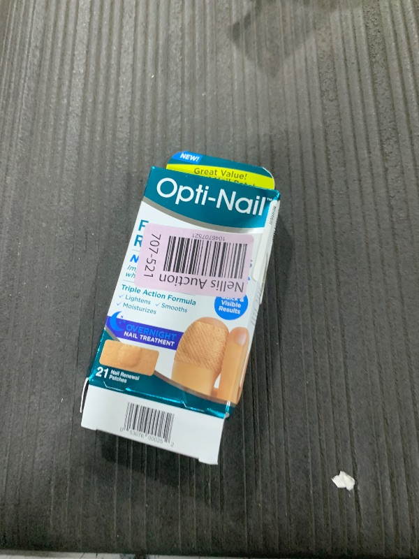 Photo 1 of Opti-Nail Fungal Nail Renewal Patches - 21 Patches, Night-Time Treatment Improves Nail Appearance While You Sleep