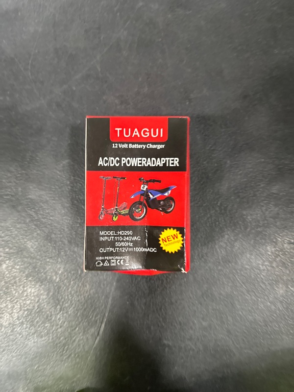 Photo 1 of 12Volt Charger for Razor Scooter Power Core E90 - Charger for Razor Electric Scooter, Black Label Powercore E90, E95, MX125 Dirt Bike, Dirt Rocket, Kids Ride On, Dynacraft Toy Power Supplies