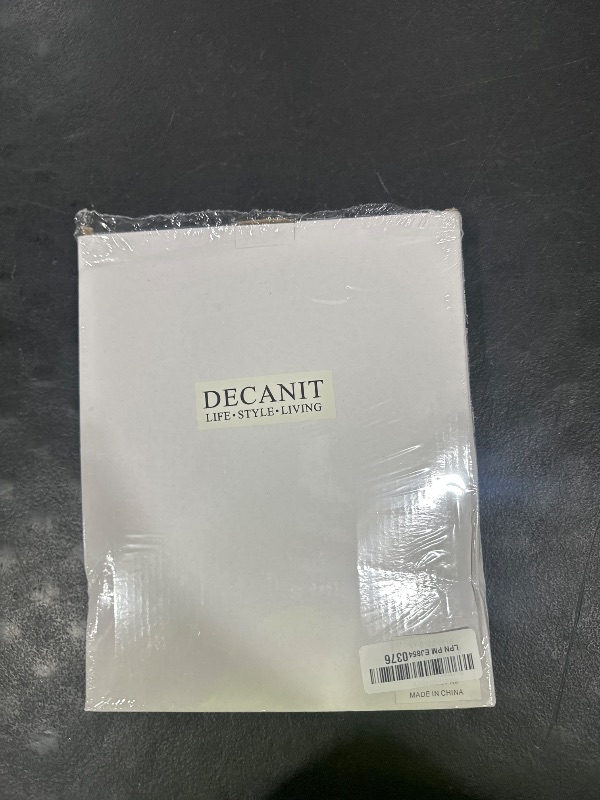 Photo 1 of DECANIT 8x10 Picture Frame Metal, Thin Edge Photo Frames for Tabletop Display and Wall Mounting,Black