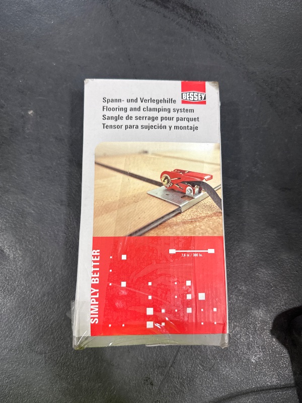 Photo 1 of BESSEY SVH 400XL Wood Flooring Strap Clamp, 25 ft (SVH400XL)