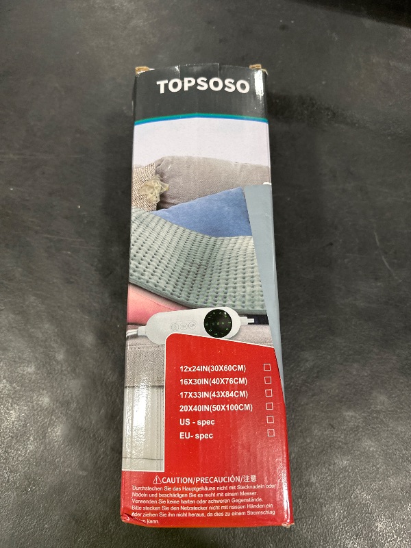 Photo 1 of Extra Large Heating Pad - 41"x21" Heating Pads Large Size for Full Body Back/Shoulders/Neck Pain Relief Thanks Giving Christmas Gift