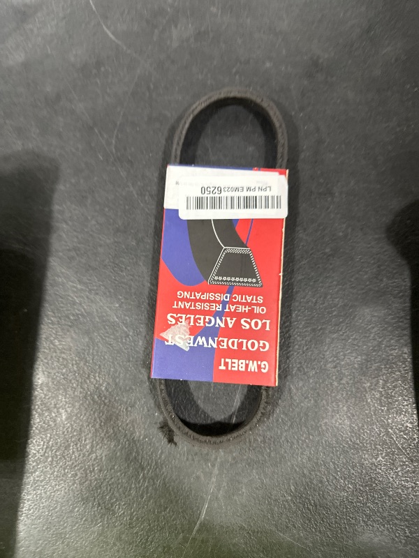 Photo 1 of GW Belts Reel Mower Drive Belt Replacement 1060 (19 1/2" Length) 4L195 Fits Mclane