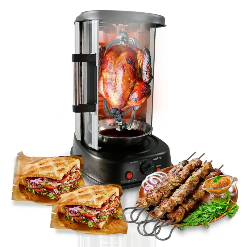 Photo 1 of Vertical Rotisserie Oven - Rotating Kebob Cooker
