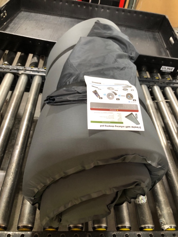 Photo 1 of INVOKER Camping Sleeping Pad 2.75” Memory Foam Fast Self Inflating Insulated Durable Camping Mat Air Mattress with Pillow?for Tent, Traveling, Car, Camping, Grey
