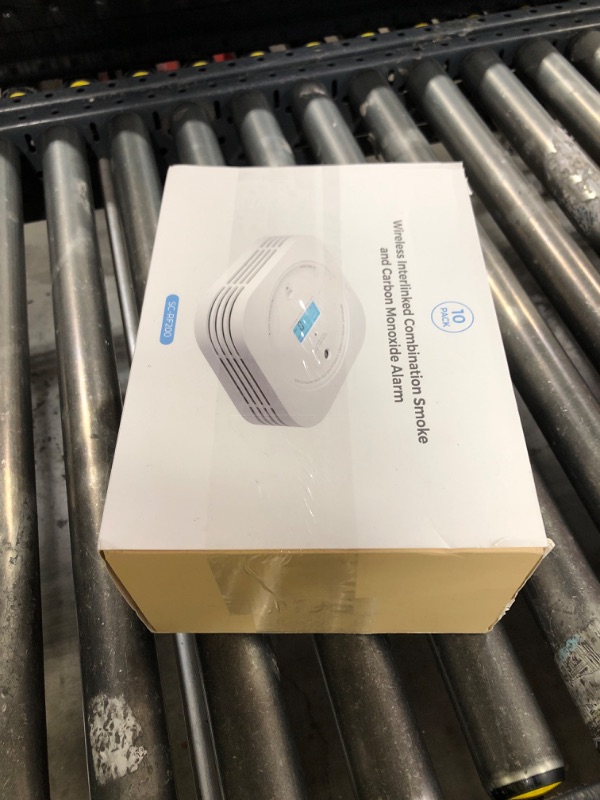 Photo 1 of AEGISLINK Interlinked Smoke Carbon Monoxide Detector Combo, Smoke and CO Detector Battery Powered, Wireless Interconnected Smoke and CO Alarm, Digital Display, SC-RF200, 10-Pack