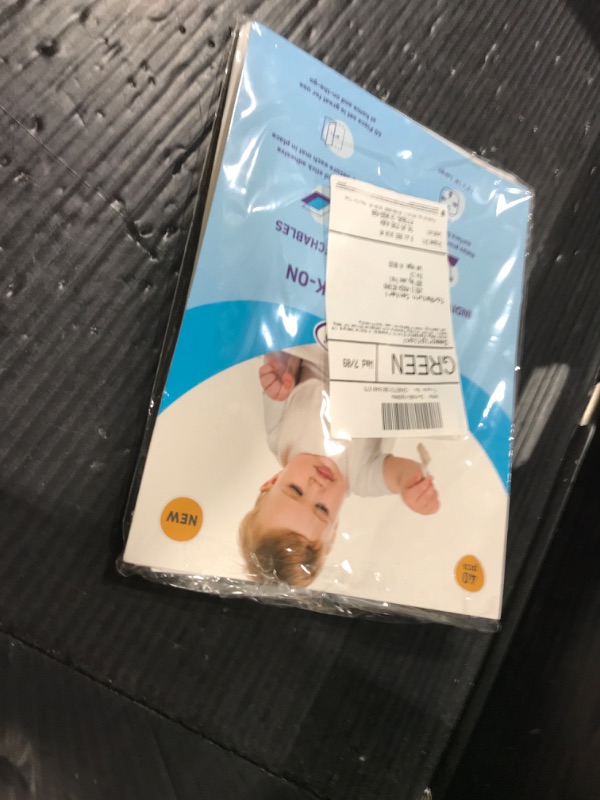 Photo 1 of Graco Baby Disposable Stick-On Placemats, 4 Subtle Designs (10 Each), 12"x18" Sticky Placemats with Adhesive Strips for Baby Led Weaning, Home & Restaurant Use, Eco-Friendly