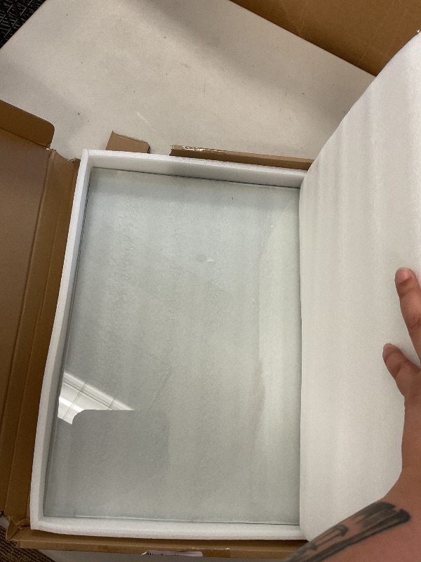 Photo 1 of 3Pcs Tempered Glass Cutting Board for Kitchen Counter, FAAYUCK Glass Cutting Board with Non-Slip Feet, Heat Resistant, Non-Slip, Scratch Resistant, Shatter Resistant (8"x12"&10"x14"&12"x16")
