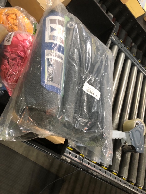 Photo 1 of VICLLAX Shade Fabric Sun Shade Cloth Privacy Screen with Grommets for Patio Garden Pergola Cover Canopy 8x8 FT, Grey