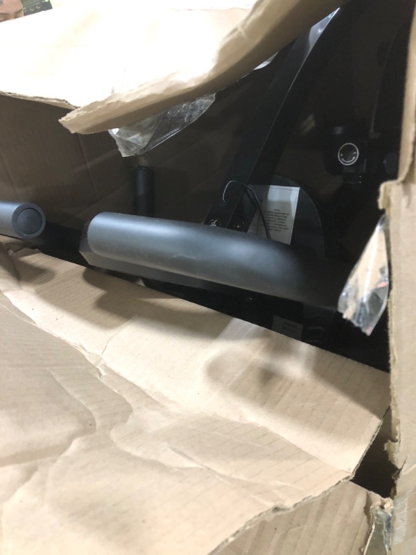 Photo 1 of Marcy Foldable Recumbent Exercise Bike with High Backrest and Magnetic Resistance NS-653, Black White, One Size