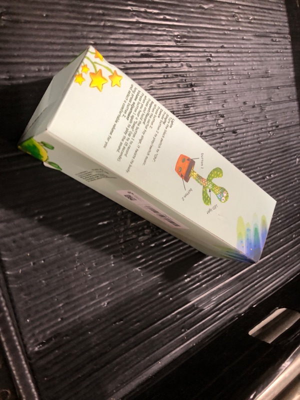Photo 1 of Pbooo Dancing Talking Cactus Mimicking Toy,Talking Repeat Singing Sunny Cactus Toy 120 Pcs Songs for Baby 15S Record Your Sound Sing+Dancing+Recording+LED