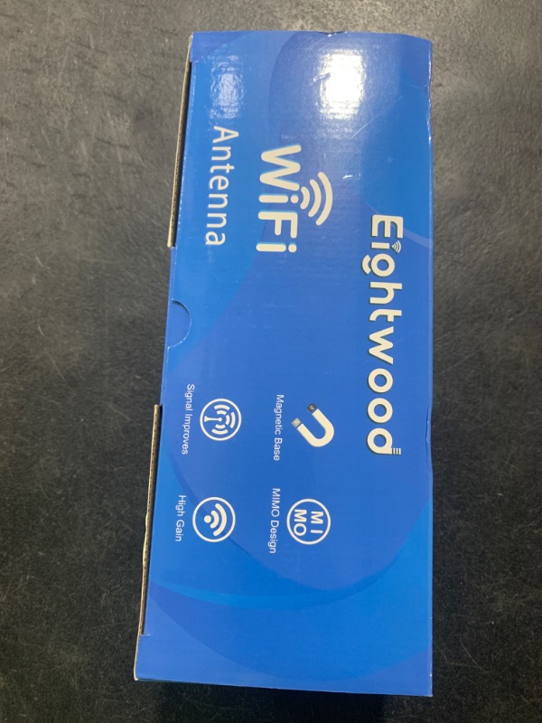 Photo 1 of Eightwood 9dBi WiFi 6E Antenna Tri-Band 6GHz 5GHz 2.4GHz Magnetic Base WiFi Antenna for PC Desktop Computer PCIe Bluetooth Card Gaming Motherboard, WiFi 6E Router