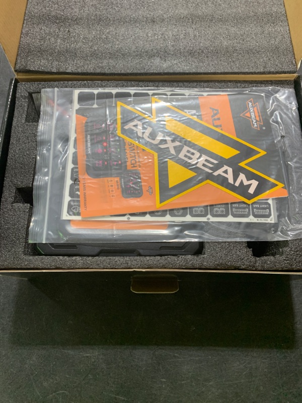 Photo 1 of Auxbeam Switch Panel AR-800 Bluetooth 8 Gang Switch Panel RGB Switch Pod Backlit Manual Control w/Toggle Momentary Pulsed 12V-24V Panel Controller for Boat Car Truck RV UTV Waterproof 2-Year Warranty