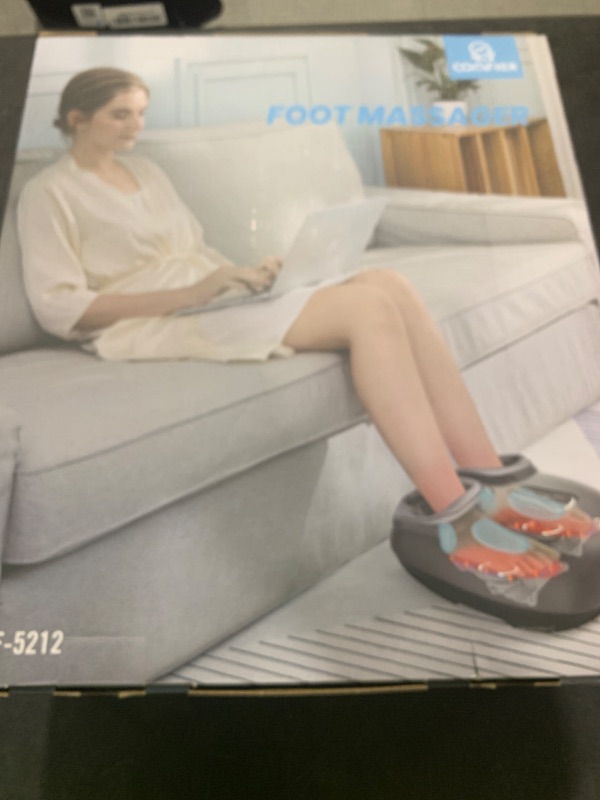 Photo 1 of COMFIER Shiatsu Foot Massager Machine,Feet Massager for Plantar Fasciitis,Neuropathy Pain with Heat, Vibration,Rolling Compression,Gifts for Men,Women, Fits Size up to 13IN, Multiple Modes