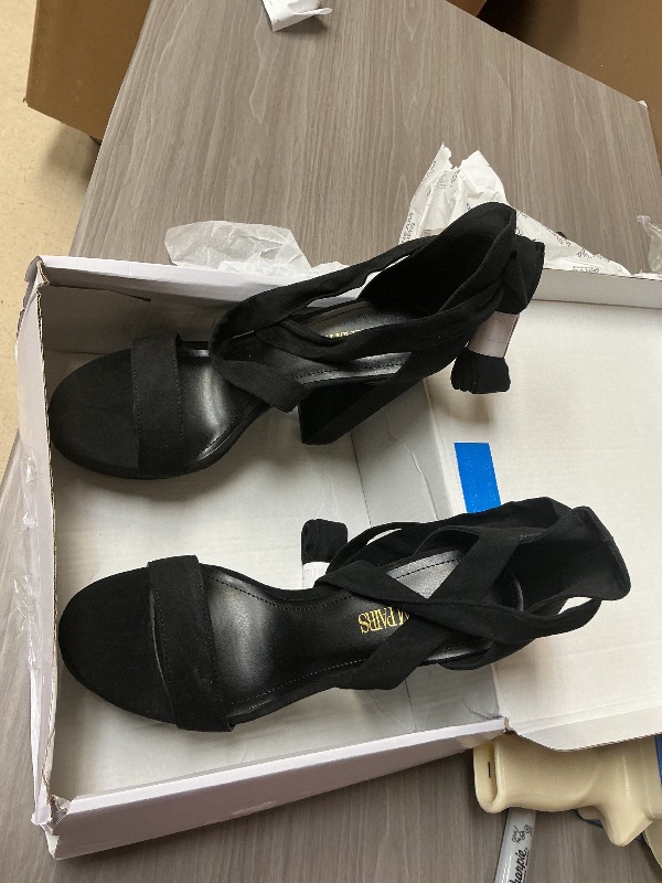 Photo 1 of DREAM PAIRS High Chunky Block Platform Heels for Womens Strappy Gladiator Sexy Open Toe Dressy Sandal SDHS2205W Black 9