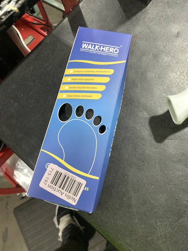 Photo 1 of Plantar Fasciitis Insoles for Men Women - Orthotics Inserts, Shoe Insoles Arch Support Flat Feet Inserts Work Boot Insoles for Standing All Day (Mens 10-10 1/2 | Womens 12-12 1/2)