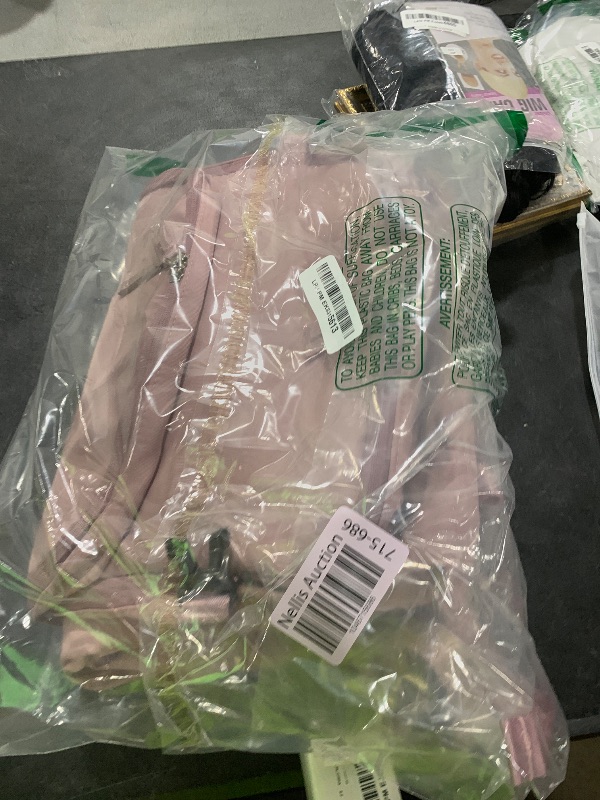 Photo 1 of Sinaliy Travel Backpack, Carry on Flight Approved Backpack with Multi-Pockets, TSA Waterproof 17.3inch Laptop Backpack, Personal Item Travel Bag for Men Women, Light Purple